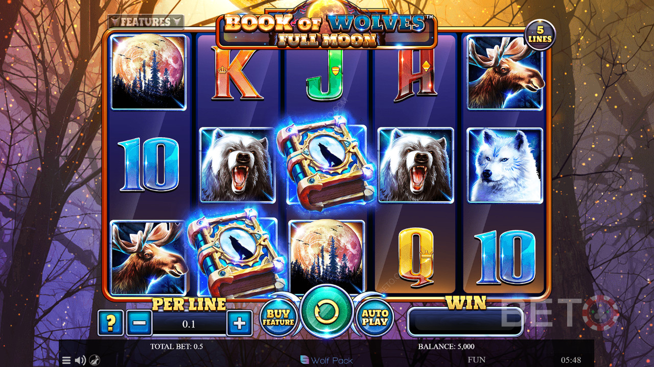 Book Of Wolves - Full Moon Recenze podle BETO Slots