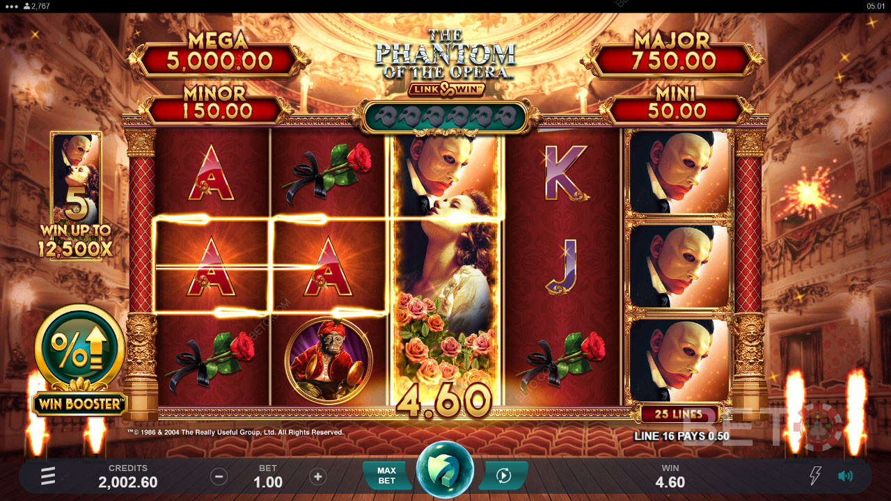 Fantom opery Odkaz a výhra Recenze podle BETO Slots