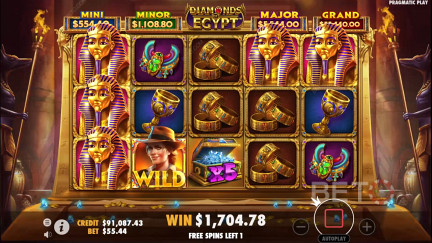 Diamonds Of Egypt herní automat - Zdarma hry a recenze (2024) 
