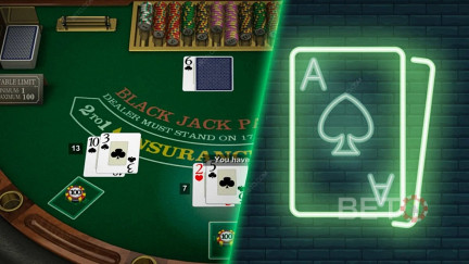 Hodnoty karet a možnosti sázení v blackjacku jsou stejné s reálnými dealery i bez nich.