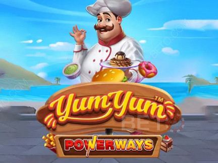 Výherní kombinace a speciální symboly Yum Yum PowerWays jsou jako v říši cukrovinek.