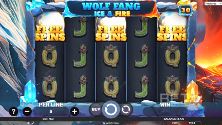 Wolf Fang - Ice & Fire herní automat - Zdarma hry a recenze (2025) 