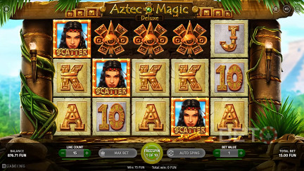 Aztec Magic Deluxe herní automat - Zdarma hry a recenze (2023) 