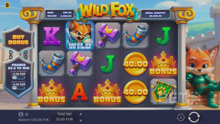 Wild Fox herní automat - Zdarma hry a recenze (2026) 