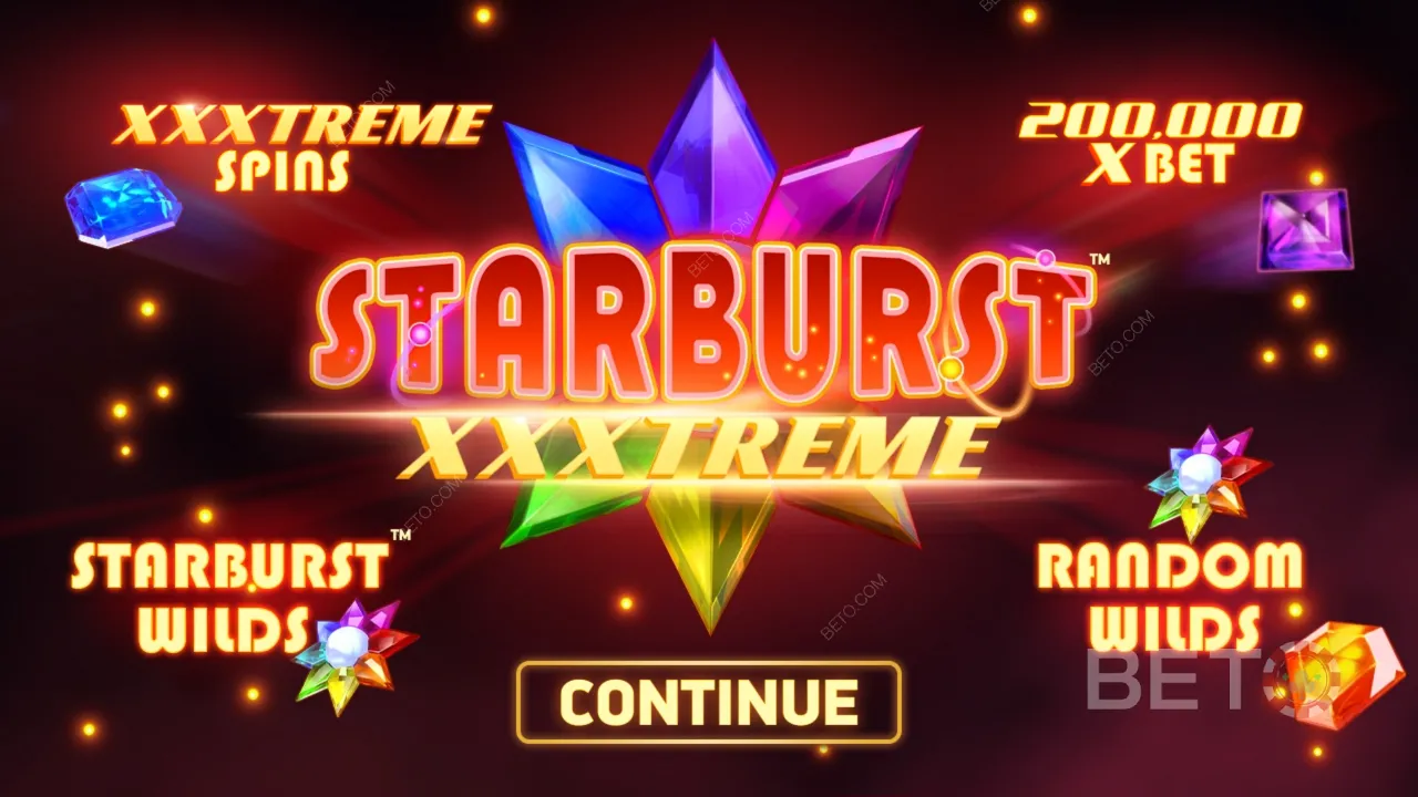 Hratelnost video slotu Starburst XXXtreme